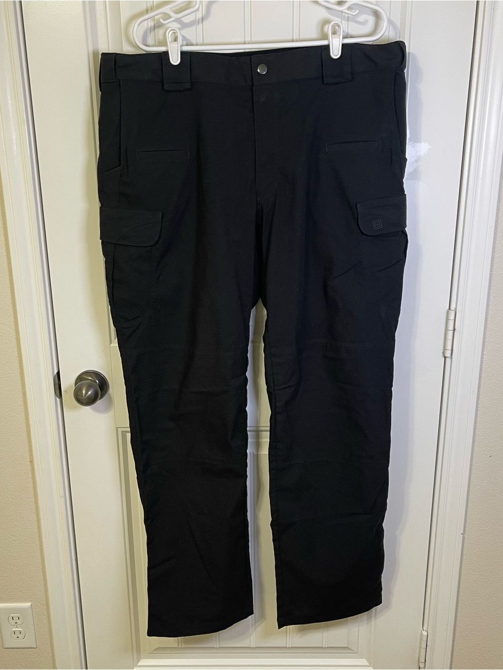5.11 Tactical Men's 40x34 Regular Fit Black Ripstop Cargo Pants Utility Workwear